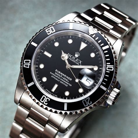 rolex oyster perpetual date submariner 1000ft 300m fake|rolex submariner black face price.